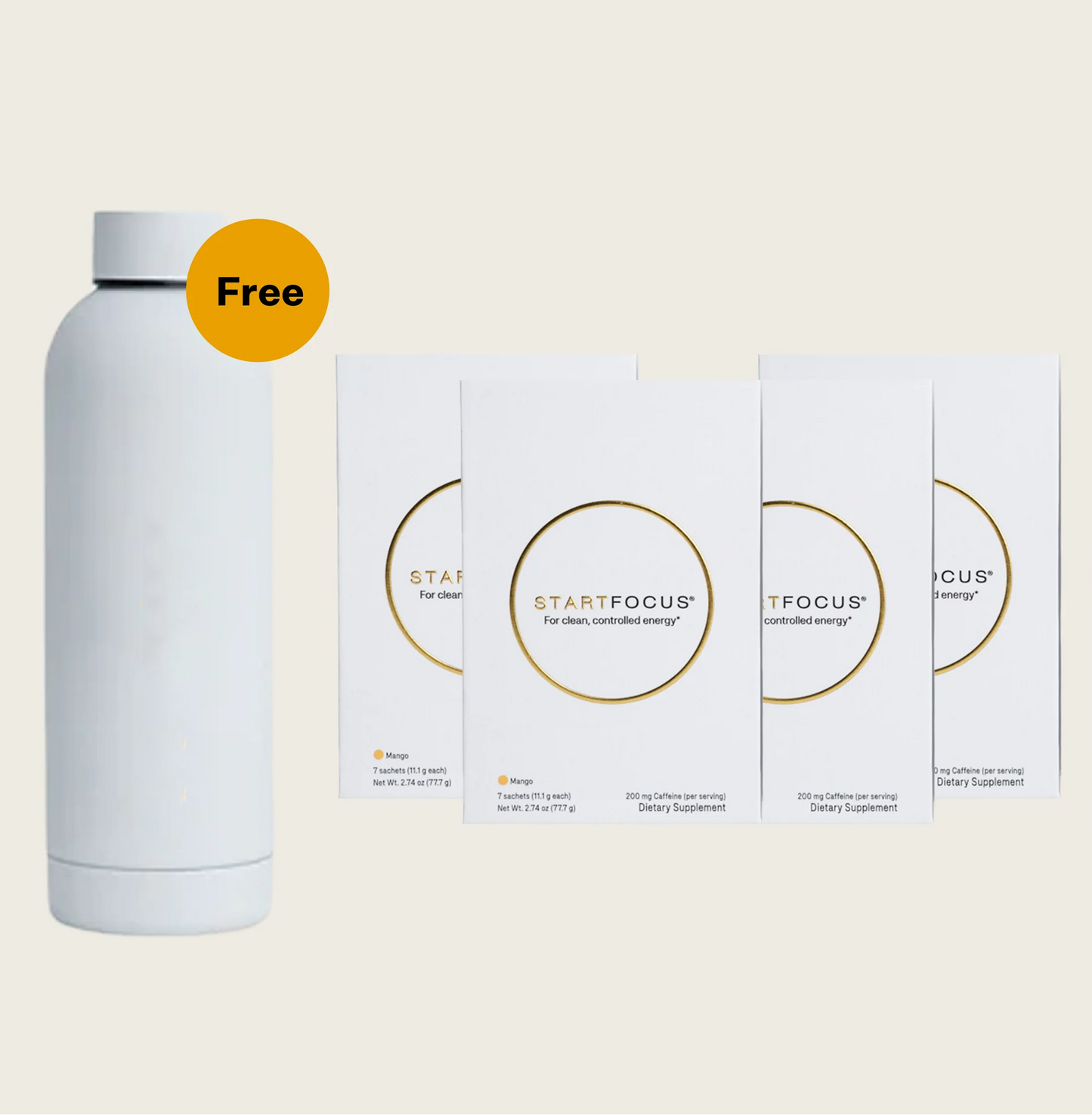 50% Off Mental Performance Drink (28 Servings) + Welcome Gifts