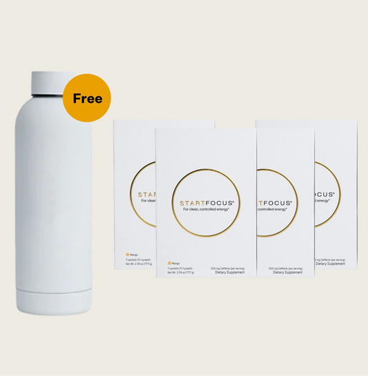 50% Off Mental Performance Drink (28 Servings) + Welcome Gifts